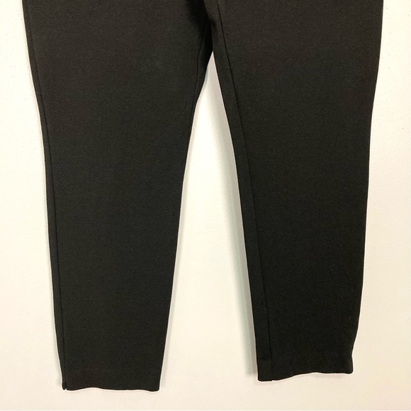 Chico’s Juliet Slim Ankle Pants Women’s Size 8 Stretch Ponte Knit Pull On Black - Picture 4 of 9